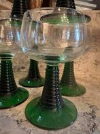 Vintage swirl wijnglazen groen, Enlèvement