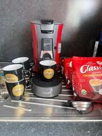 Senseo machine met 3 zakken vol koffiepads en expresso tasje, Electroménager, Autres modèles, Réservoir d'eau amovible, Dosettes et capsules de café
