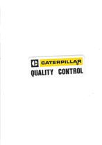 Caterpillar   Quality Control, Ophalen of Verzenden, Zo goed als nieuw