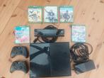 Xbox One + 2 manettes de jeux + 5 jeux + Kinect, Met 2 controllers, Gebruikt, 500 GB, Xbox One