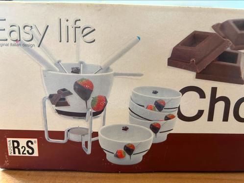 Chocoladefondueset, Huis en Inrichting, Keuken | Servies, Zo goed als nieuw, Ophalen of Verzenden