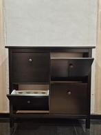 Hemnes schoenenkast, zwart, in goede staat, Huis en Inrichting, Kasten | Schoenenkasten, Ophalen of Verzenden