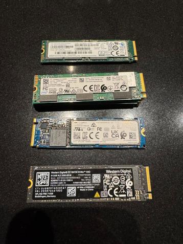 NVMe M.2 schijven SSD 512GB - In Goede Staat - per stuk € 30 beschikbaar voor biedingen