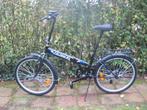 24 inch grote zwarte vouwfiets folding bike 6 versnellingen, 20 inch of meer, Gebruikt, Versnellingen, Totaal opvouwbaar