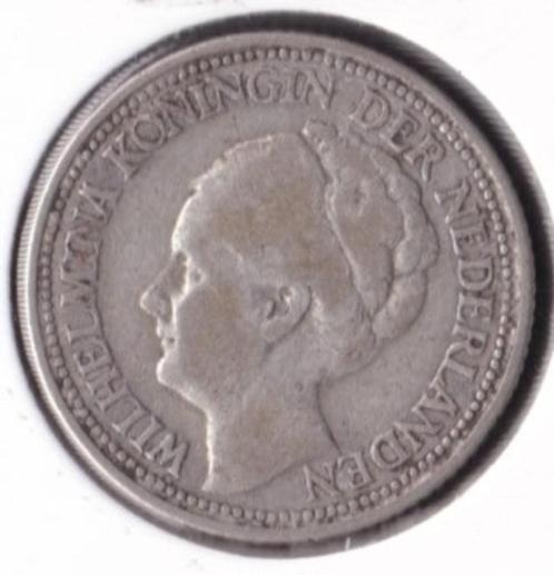 Pays-Bas 25 cents Wilhelmina argent année 1928, Postzegels en Munten, Munten | Nederland, Losse munt, 25 cent, Koningin Wilhelmina