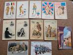 WOII 12 Propaganda Postkaarten, Verzamelen, Militaria | Algemeen, Ophalen of Verzenden