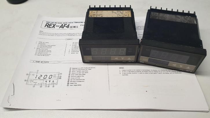 jw1354: RKC: REX-AF4 industriële temperatuur regelaar ., Hobby en Vrije tijd, Elektronica-componenten, Gebruikt, Ophalen of Verzenden