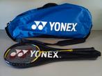 Badminton racket en dubbele badmintontas, Sport en Fitness, Badminton, Ophalen, Zo goed als nieuw