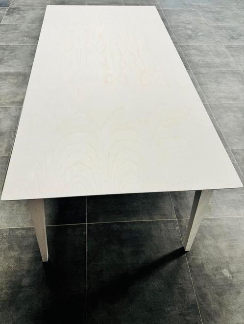 Table STUA  LAU -180x90 frêne blanc - prix neuf 2.500, Maison & Meubles, Tables | Tables à manger, Utilisé, 50 à 100 cm, 150 à 200 cm