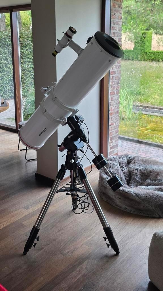 BRESSER Messier NT203L/1200 EXOS-2 PMC-Eight GoTo Telescoop, Audio, Tv en Foto, Optische apparatuur | Telescopen, Zo goed als nieuw