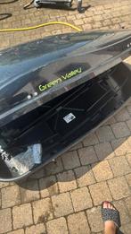 Coffre de toit Green Valley 450L et barre universelle, Auto diversen, Dakkoffers, Ophalen, Gebruikt
