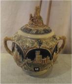 Prachtige antieke karamieke Duitse Pot met deksel, Antiek en Kunst, Antiek | Keramiek en Aardewerk, Ophalen of Verzenden