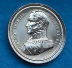 Medaille zilver 1856 , 25j Koning Leopold I ( Hart ) 59mm, Postzegels en Munten, Penningen en Medailles, Ophalen of Verzenden