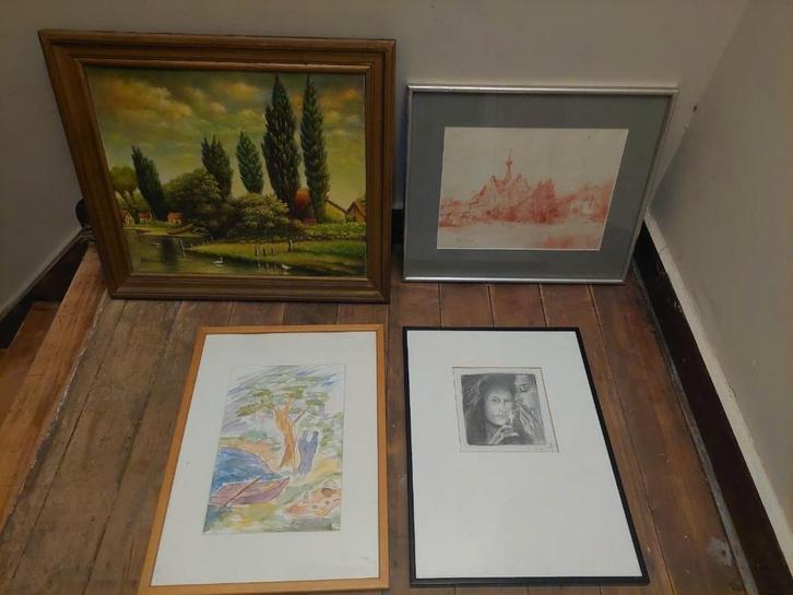 schilderijen, Antiek en Kunst, Kunst | Schilderijen | Klassiek, Ophalen