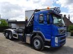 Volvo FM11 330 6x2 26T Hiab 166-5 XS  & containersysteem, Auto's, Automaat, Euro 5, Blauw, Bedrijf