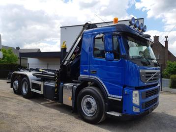 Volvo FM11 330 6x2 26T Hiab 166-5 XS  & containersysteem beschikbaar voor biedingen