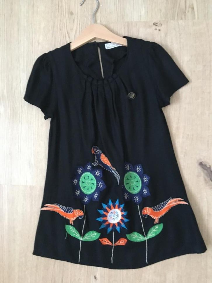 CKS, zwarte jurk (heks / piraat) draagmaat 104, Kinderen en Baby's, Kinderkleding | Maat 104, Meisje, Jurk of Rok, Ophalen of Verzenden