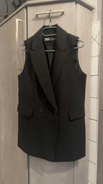 ZARA Mouwloos vest zonder mouwen Blazer Zwart M, Kostuum of Pak, Ophalen of Verzenden, Zo goed als nieuw, Zara