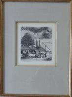JAKOB SMITS / DE RONDEDANS / ZW-W ETS / 42x32cm / KADER KVH, Antiek en Kunst, Ophalen of Verzenden