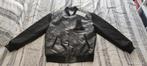 River island bomberjack plantaardig leer, Zwart