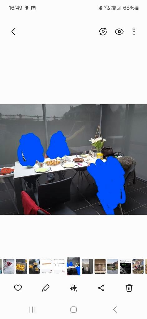 copa, grijs, Huis en Inrichting, Stoffering | Gordijnen en Lamellen, Zo goed als nieuw, Grijs, Ophalen