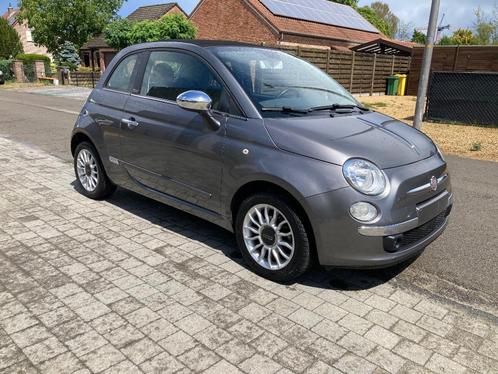 Fiat 500 Cabrio 1.2i 55000km AC LEDER ALU VELGEN Garantie !!, Auto's, Fiat, Bedrijf, Te koop, 500C, ABS, Airbags, Airconditioning