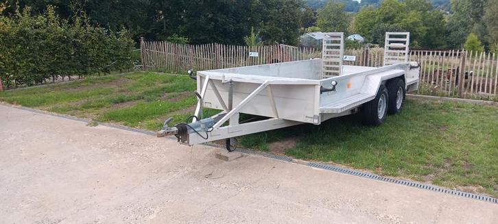 Unieke aanhangwagen veldhuizen, 3150kg laadvermogen!, Auto diversen, Aanhangers en Bagagewagens, Zo goed als nieuw, Ophalen