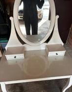 Toilettafel met spiegel, Maison & Meubles, Tables | Coiffeuses, 100 à 150 cm, Autres matériaux, 150 à 200 cm, Enlèvement
