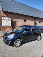 Nissan Micra benzine, Voorwielaandrijving, Stof, Zwart, Zwart