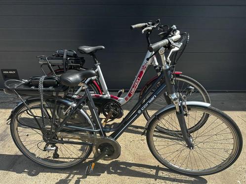 set nieuw staat elektrische fietsen met midden motor, Fietsen en Brommers, Elektrische fietsen, Zo goed als nieuw, 50 km per accu of meer