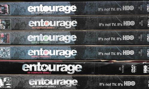 Entourage - Seizoen 1 tot 5, Cd's en Dvd's, Dvd's | Tv en Series, Zo goed als nieuw, Komedie, Boxset, Alle leeftijden, Verzenden