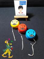 Set van 3 kleurrijke houten lieveheersbeestjes jojo's, Ophalen of Verzenden, Zo goed als nieuw, Overige typen