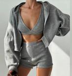 Sweat à capuche gris, Enlèvement ou Envoi, Comme neuf, Taille 36 (S)