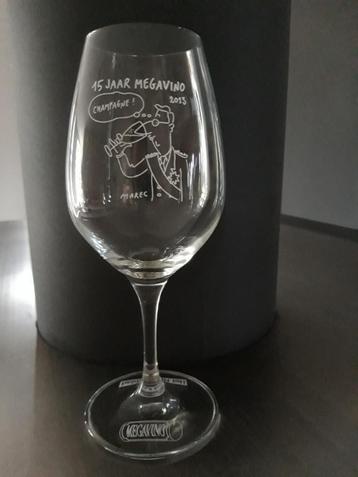 3 wijnglazen Megavino met afbeelding Marec