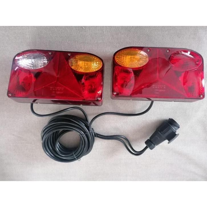 Achterlichten 2 stuks voor aanhangers incl. kabel , 13-polig, Auto diversen, Autogereedschap, Nieuw, Ophalen of Verzenden