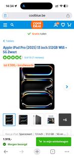 IPAD Pro M5 13” 512GB wifi + 5G garantie, nieuw niet open, Computers en Software, Apple iPads, Ophalen, 13 inch of meer, Zwart