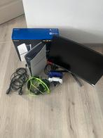 Ps5 1TB met gamingmonitor, Ophalen, Overige kleuren, Met 2 controllers, Zo goed als nieuw