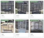 cage à perroquets, cage à perroquets, ouverture de la villa, Animaux & Accessoires, Oiseaux | Cages & Volières, Enlèvement ou Envoi