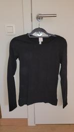 T-shirt H&M basics, H&M, Zwart, Ophalen of Verzenden, Lange mouw