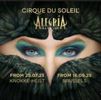 2x Alegria Cirque du Soleil - 4/10 - 13:30 - Brussel - G1&2, Tickets en Kaartjes, Twee personen