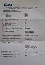 SYM bromfiets, Ophalen