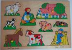 Acre Toys Houten Puzzel Boerderij, Ophalen, Zo goed als nieuw, Overige typen