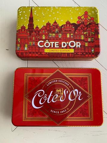 2 blikken doosjes cote d'or beschikbaar voor biedingen