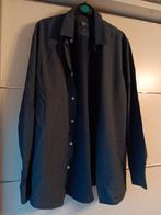 Overhemd zwart met lichte witte sterretjes 72D XL slim fit n, Ophalen of Verzenden, Zo goed als nieuw, Zwart