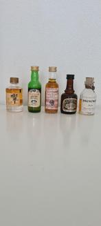 5 x miniatuur whisky. O.a. Hibiki, Rosebank, Bowmore, Verzamelen, Ophalen of Verzenden, Overige typen