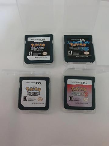 Pokemon Black 1, Black 2, White 1 en White 2 DS