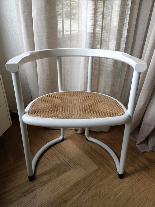 Achillea design stoel | Tito Agnoli voor Ycama Collection, Huis en Inrichting, Stoelen, Zo goed als nieuw, Eén, Hout, Metaal, Riet of Rotan
