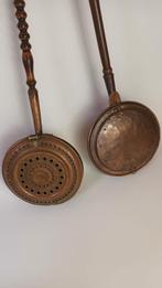 Antieke set koperen bedpannen, Antiek en Kunst, Ophalen