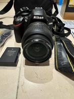 Nikon D3200 + objectif 18-55 VR + accessoires – bon état, TV, Hi-fi & Vidéo, Appareils photo numériques, Enlèvement, Utilisé, Nikon
