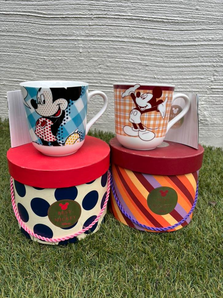Best of Mickey - diverse porseleinen mokken - nieuw in doos!, Verzamelen, Disney, Nieuw, Servies, Mickey Mouse, Ophalen of Verzenden